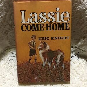 Lassie Come-Home by Eric Knight Vintage 1964 hardcover with dust cover book